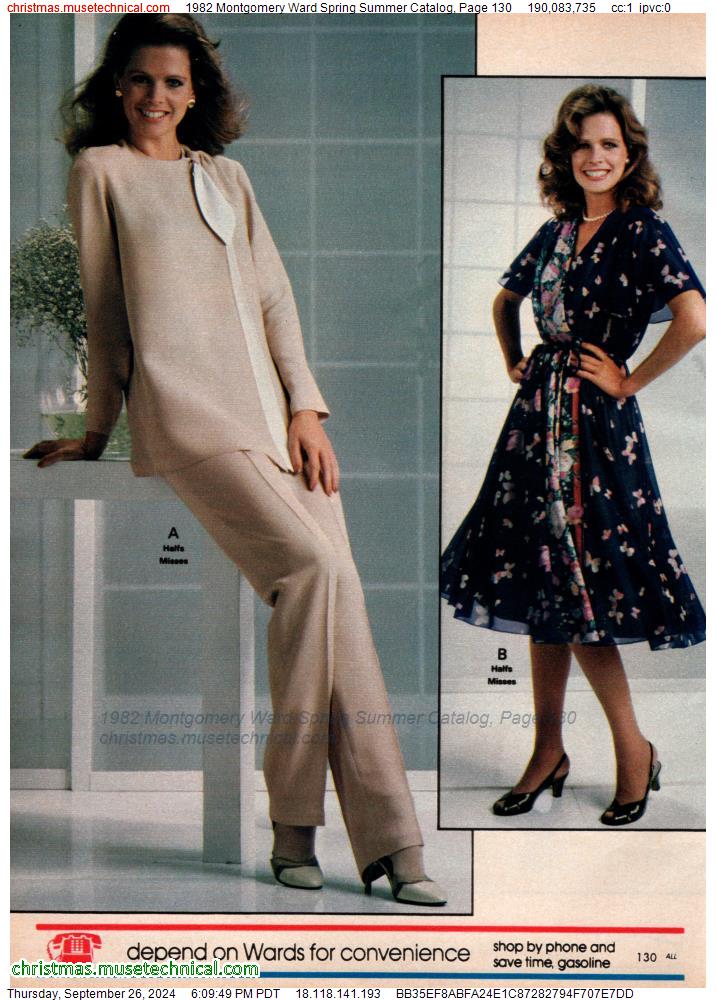 1982 Montgomery Ward Spring Summer Catalog, Page 130