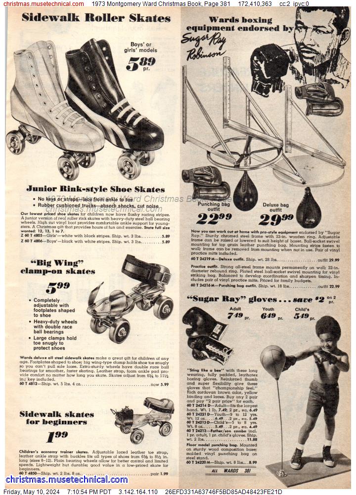 1973 Montgomery Ward Christmas Book, Page 381