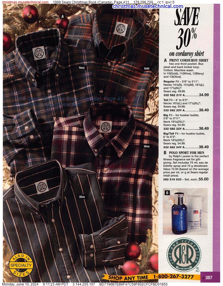 1998 Sears Christmas Book (Canada), Page 411