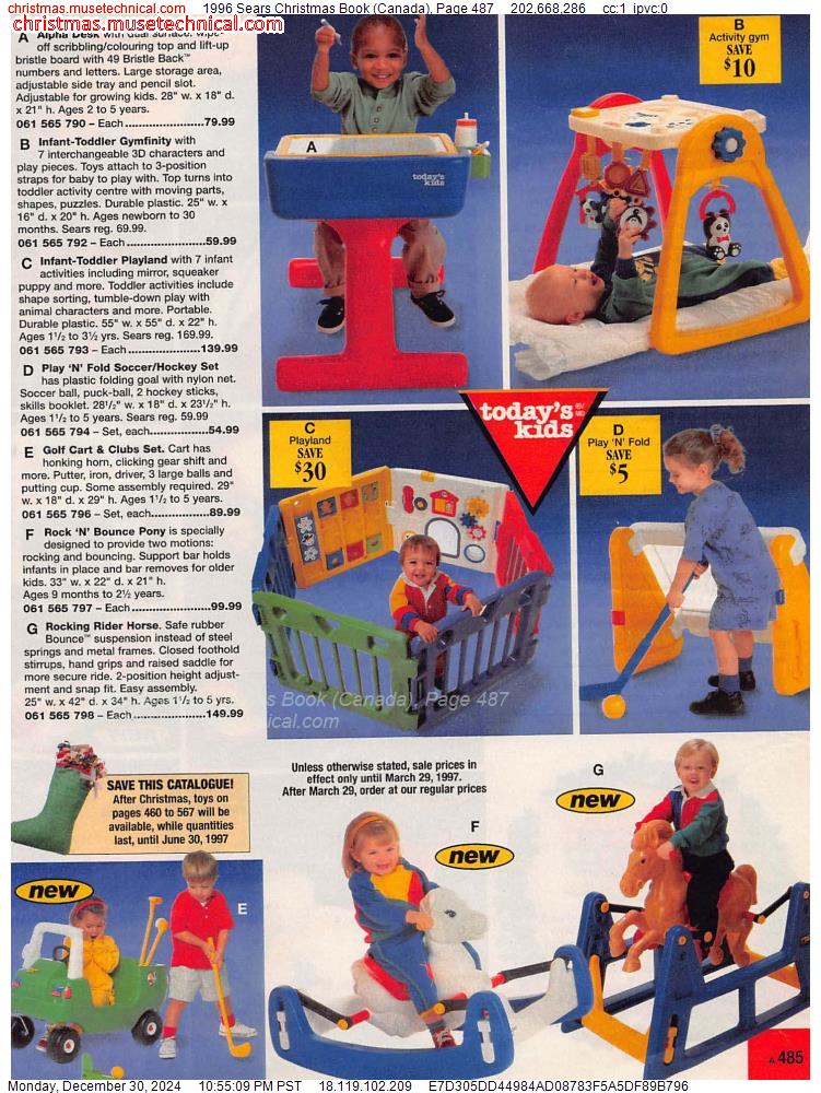 1996 Sears Christmas Book (Canada), Page 487