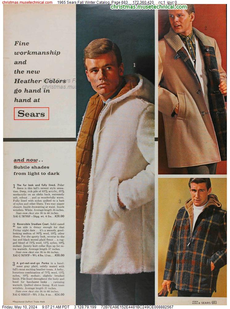 1965 Sears Fall Winter Catalog, Page 683
