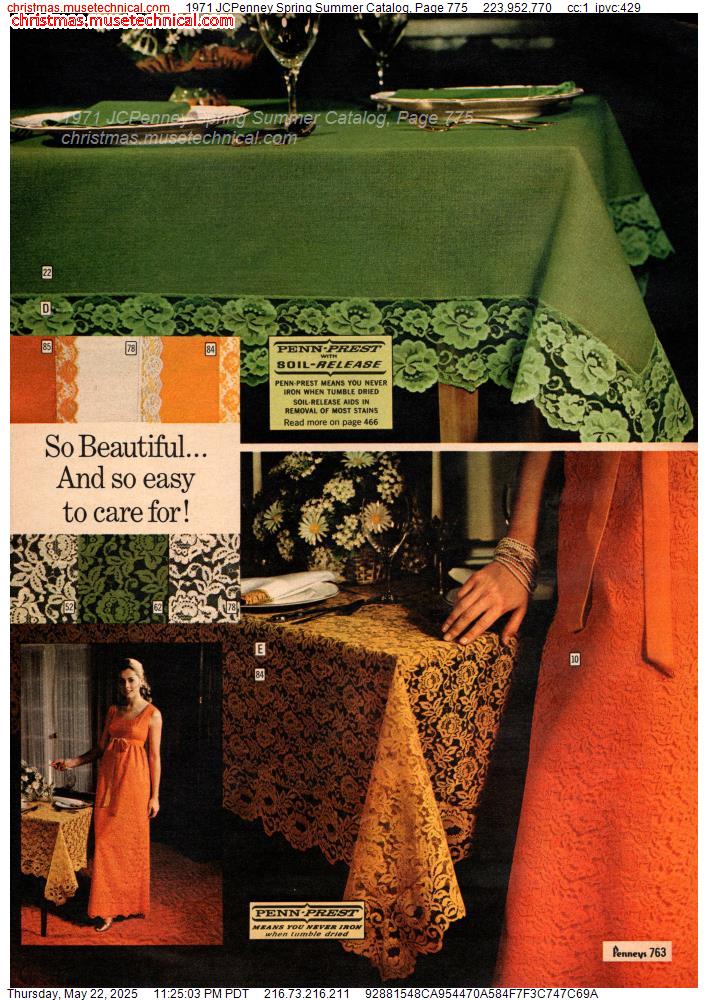 1971 JCPenney Spring Summer Catalog, Page 775