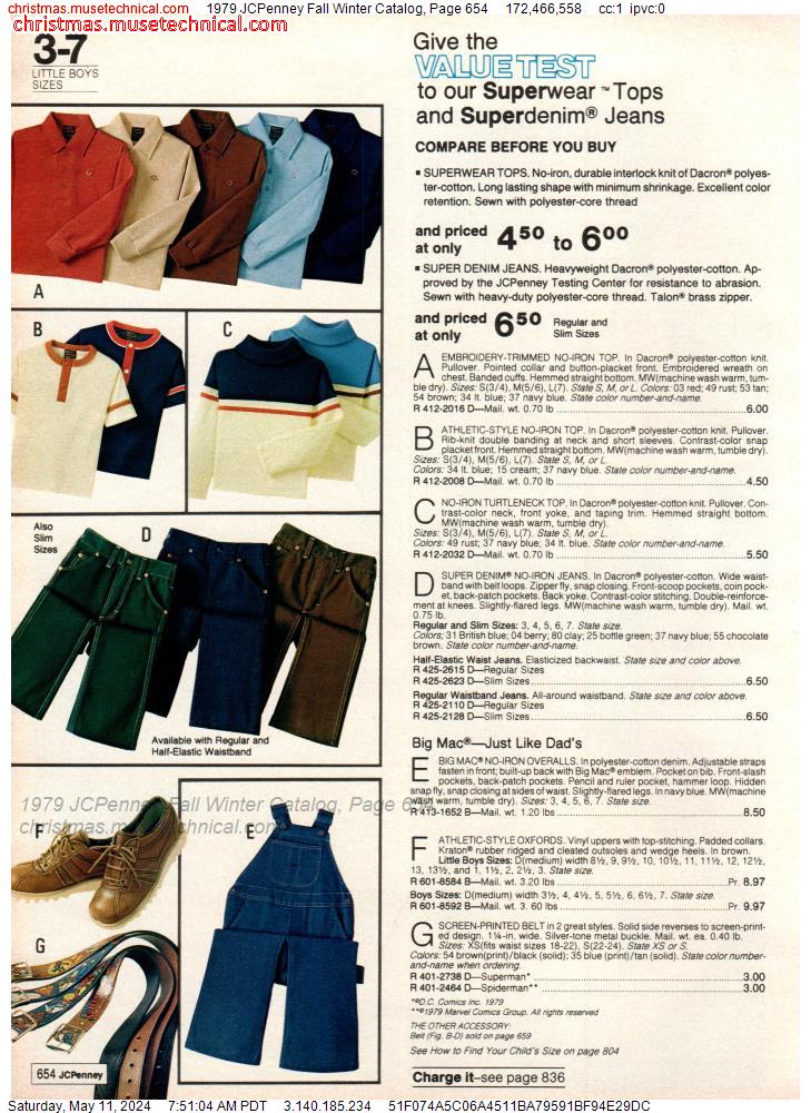 1979 JCPenney Fall Winter Catalog, Page 654