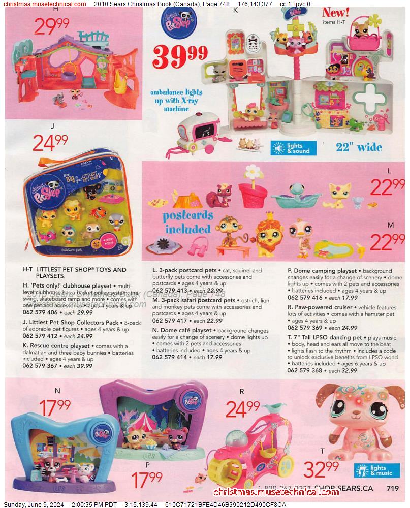 2010 Sears Christmas Book (Canada), Page 748