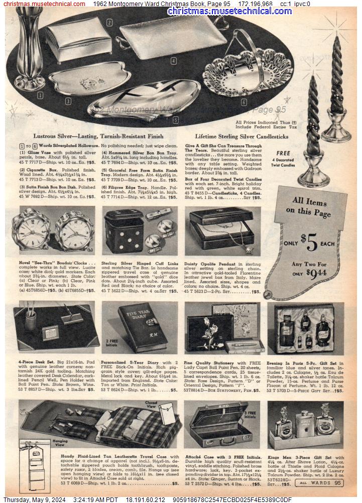 1962 Montgomery Ward Christmas Book, Page 95