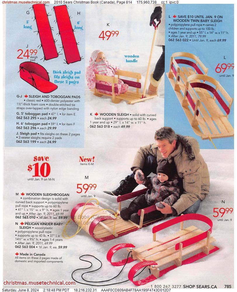 2010 Sears Christmas Book (Canada), Page 814