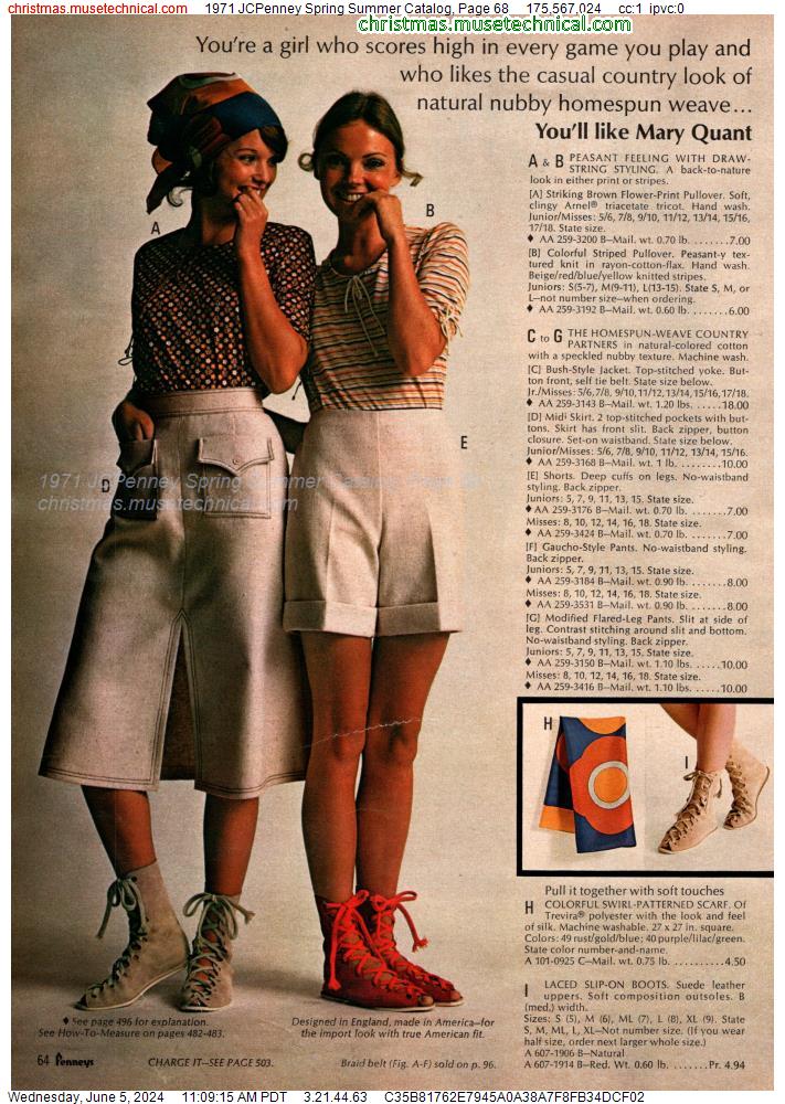 1971 JCPenney Spring Summer Catalog, Page 68