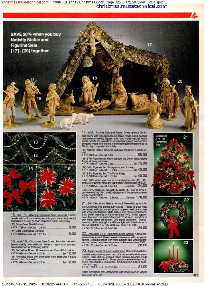 1986 JCPenney Christmas Book, Page 325