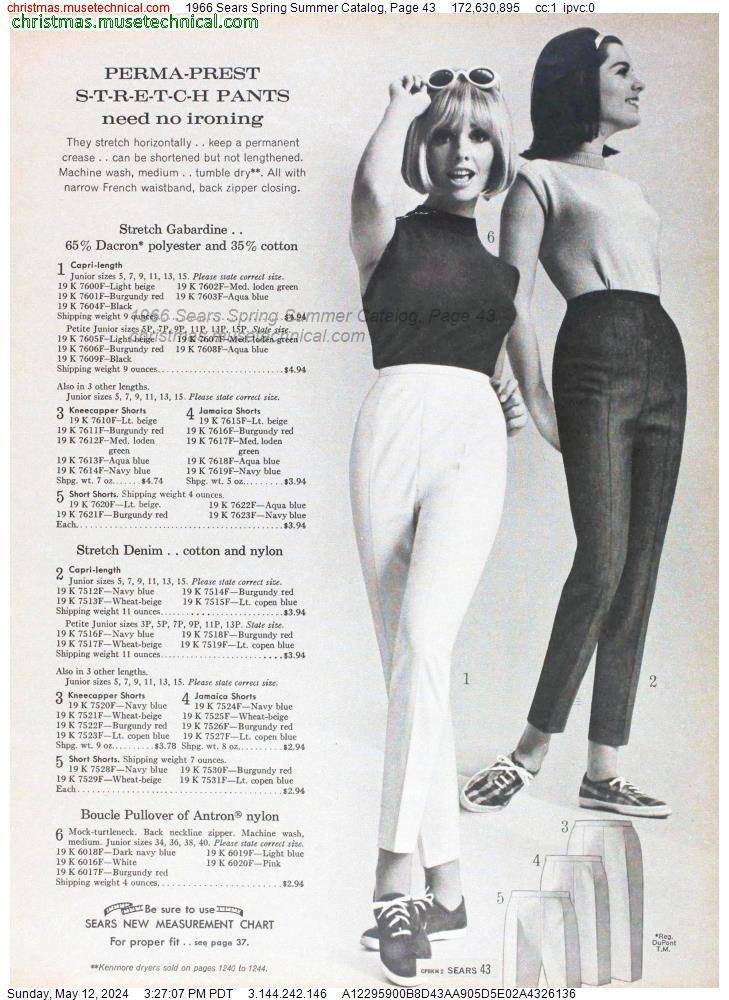 1966 Sears Spring Summer Catalog, Page 43