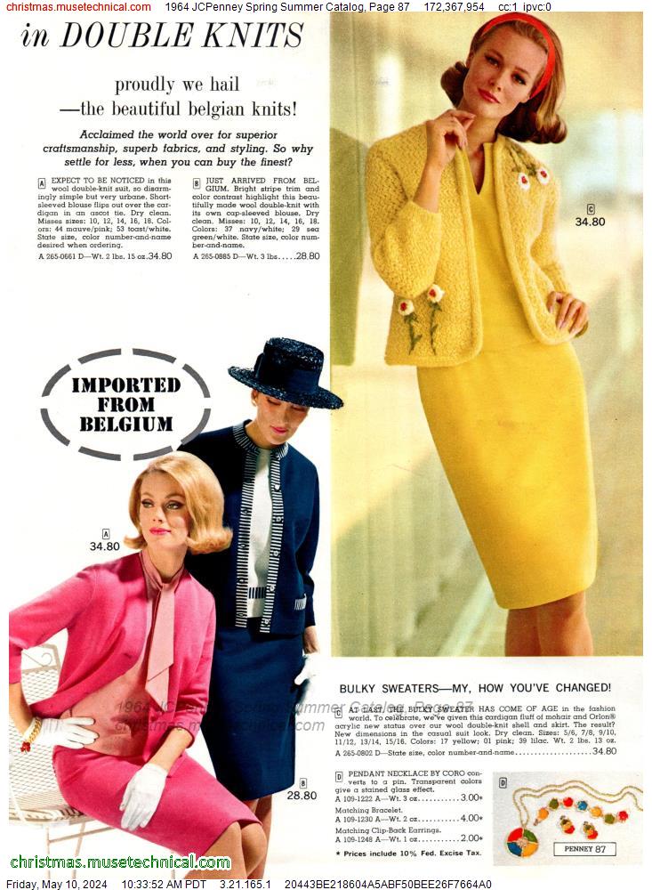 1964 JCPenney Spring Summer Catalog, Page 87