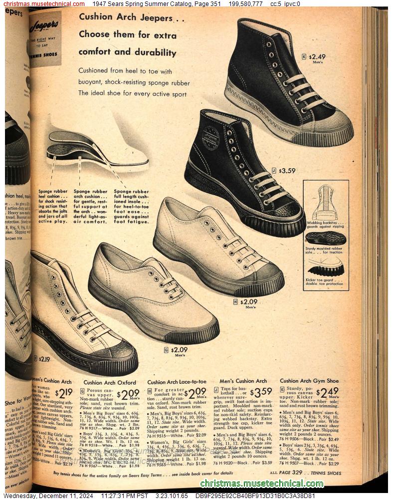 1947 Sears Spring Summer Catalog, Page 351