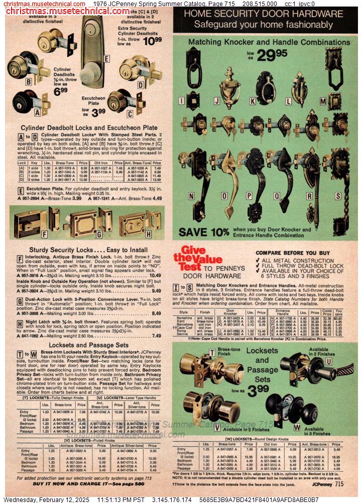 1976 JCPenney Spring Summer Catalog, Page 715