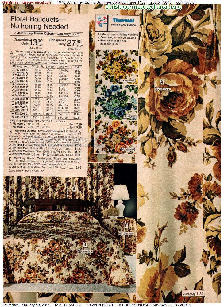 1976 JCPenney Spring Summer Catalog, Page 1137