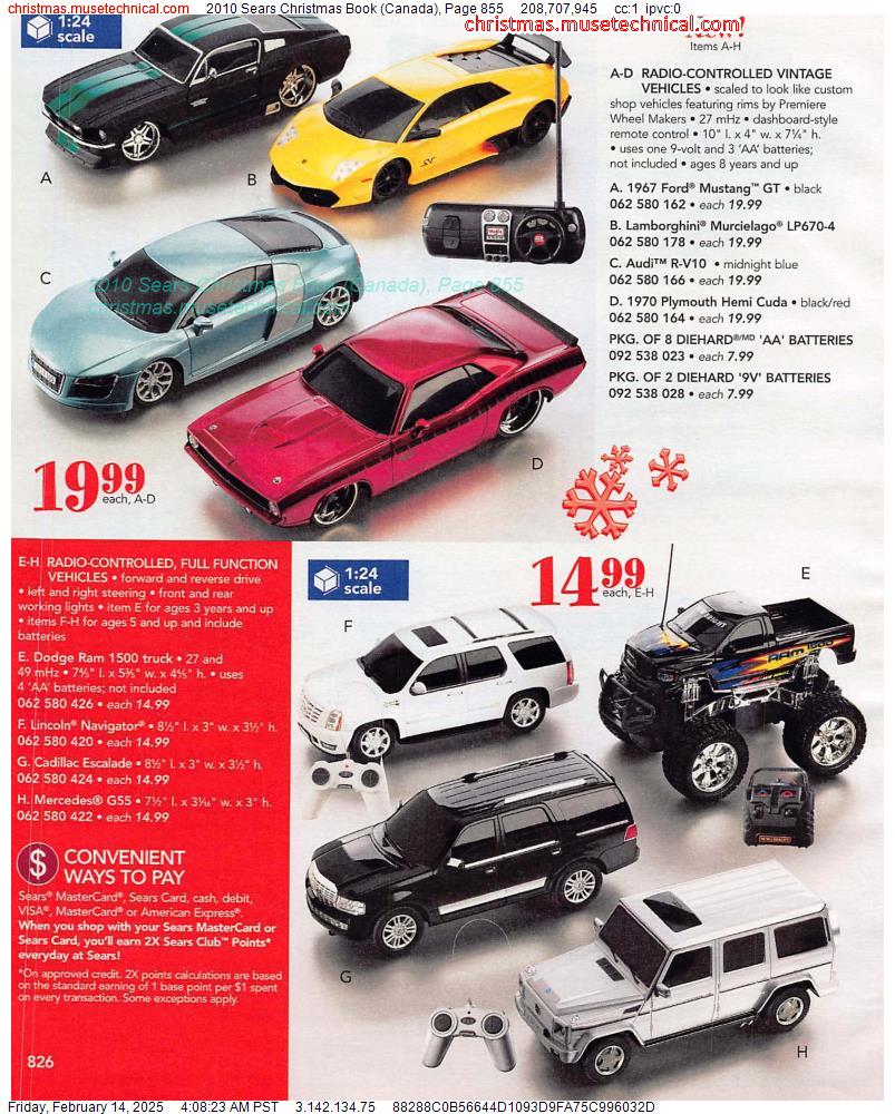 2010 Sears Christmas Book (Canada), Page 855