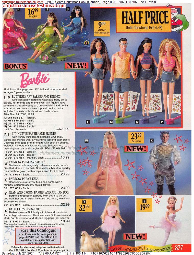 2000 Sears Christmas Book (Canada), Page 881