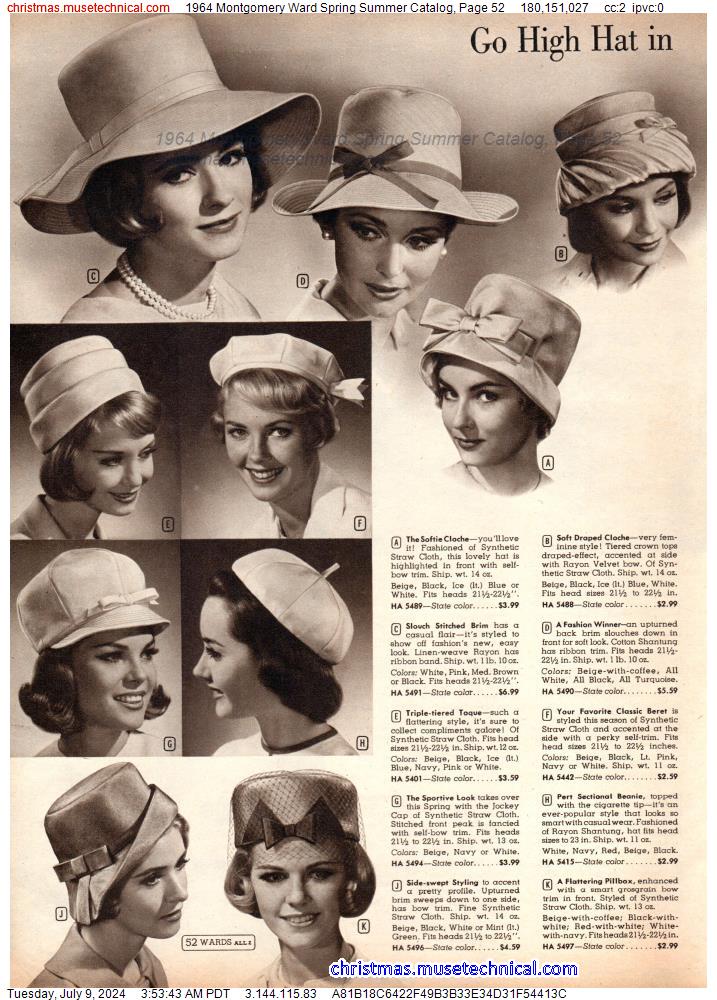 1964 Montgomery Ward Spring Summer Catalog, Page 52