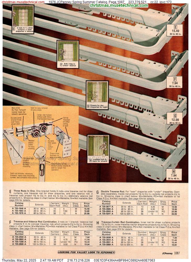 1976 JCPenney Spring Summer Catalog, Page 1087