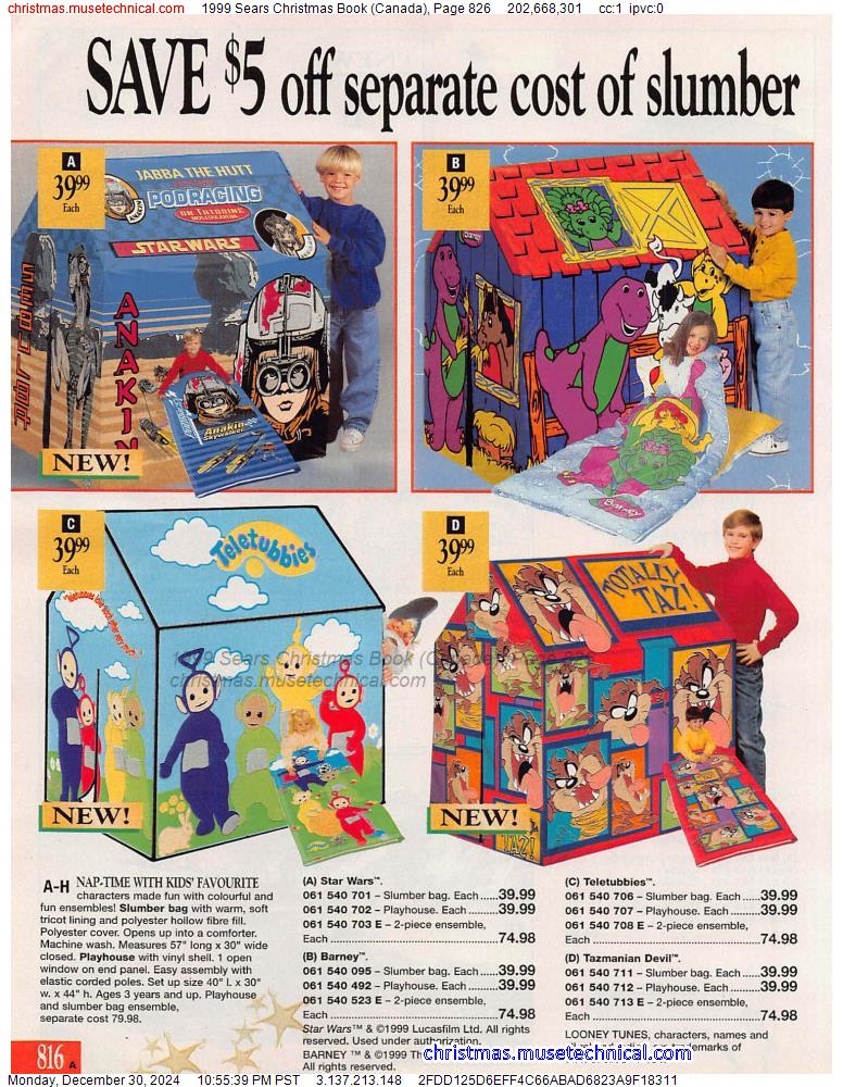 1999 Sears Christmas Book (Canada), Page 826