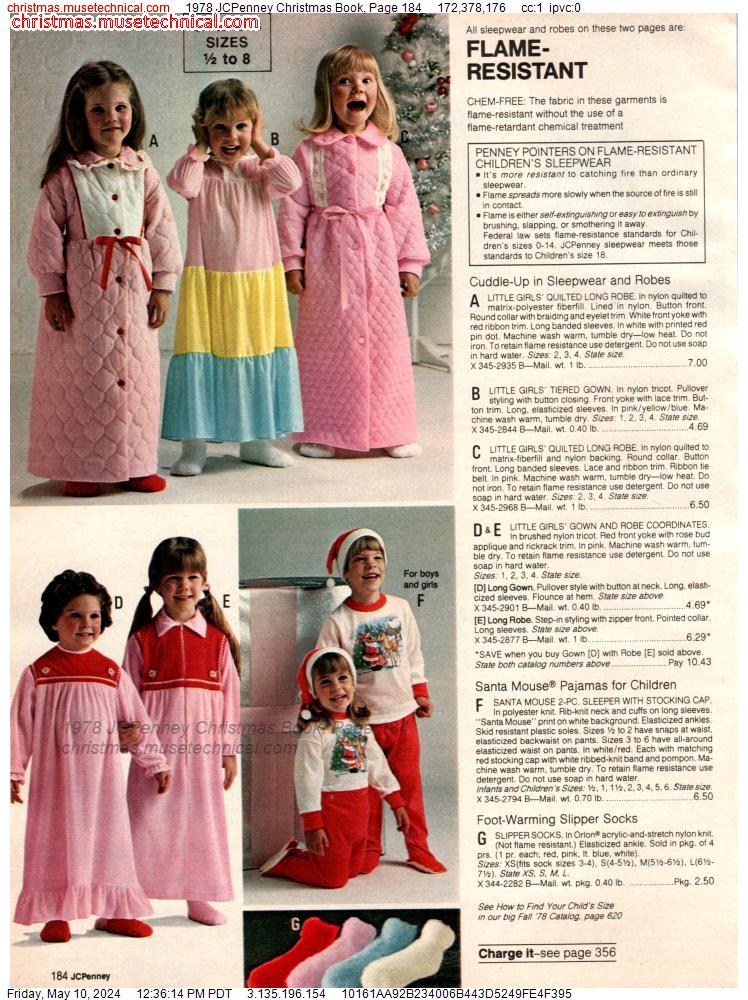 1978 JCPenney Christmas Book, Page 184