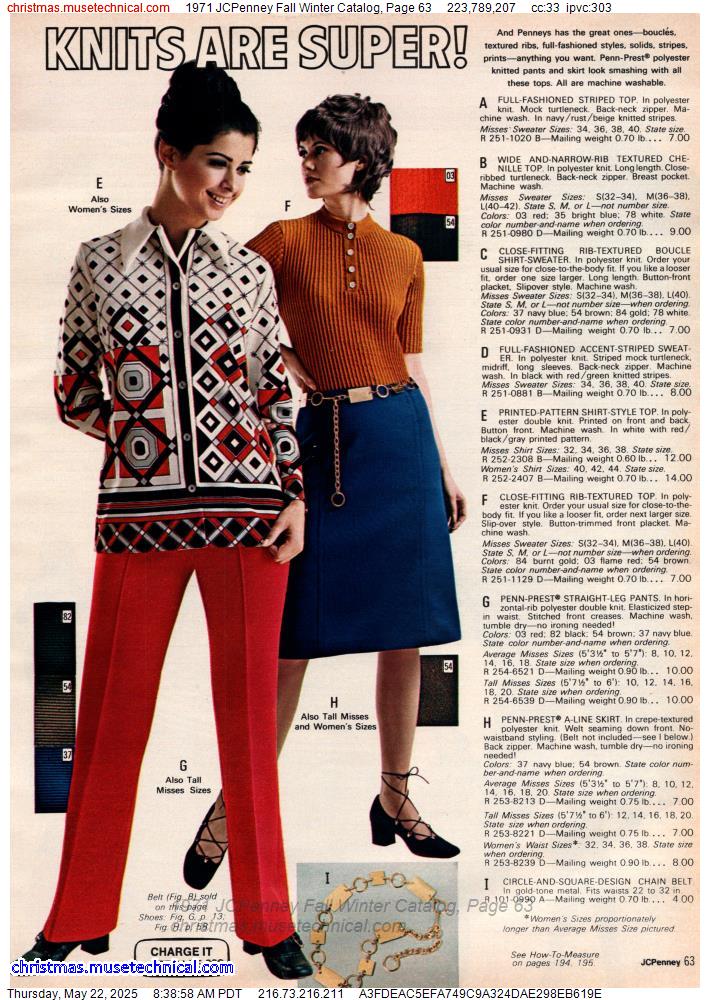 1971 JCPenney Fall Winter Catalog, Page 63