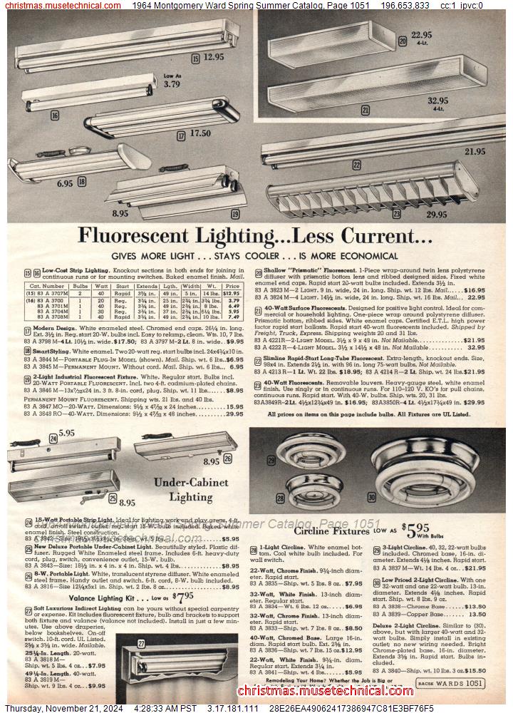 1964 Montgomery Ward Spring Summer Catalog, Page 1051