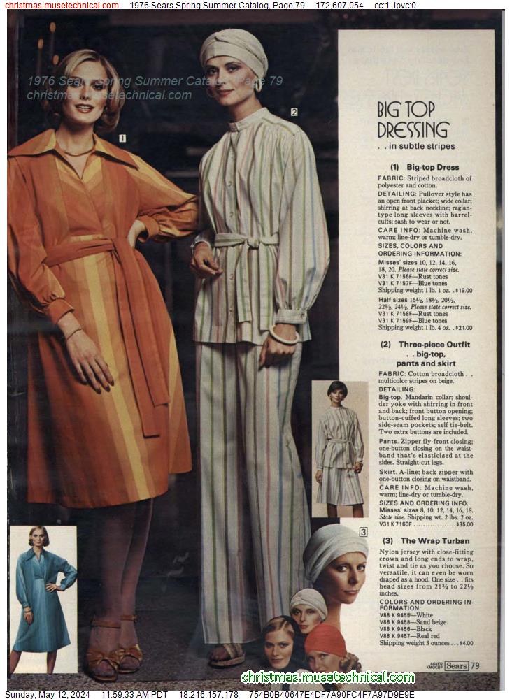 1976 Sears Spring Summer Catalog, Page 79