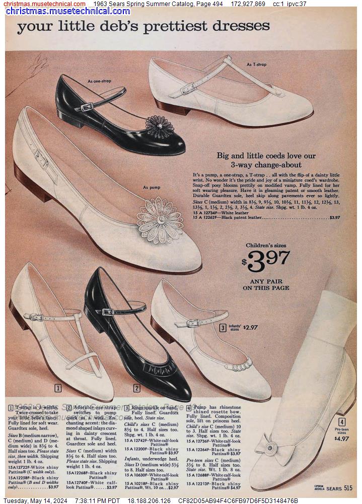 1963 Sears Spring Summer Catalog, Page 494