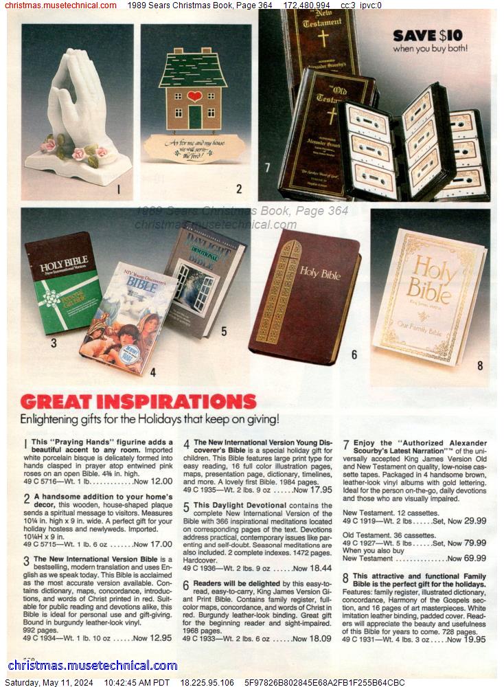 1989 Sears Christmas Book, Page 364