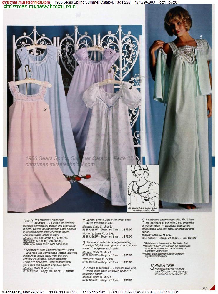 1986 Sears Spring Summer Catalog, Page 228