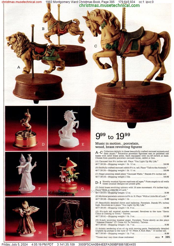 1983 Montgomery Ward Christmas Book, Page 385