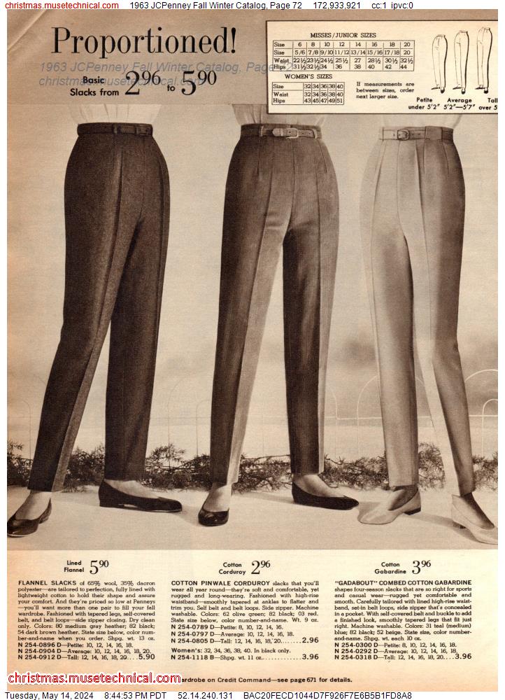 1963 JCPenney Fall Winter Catalog, Page 72