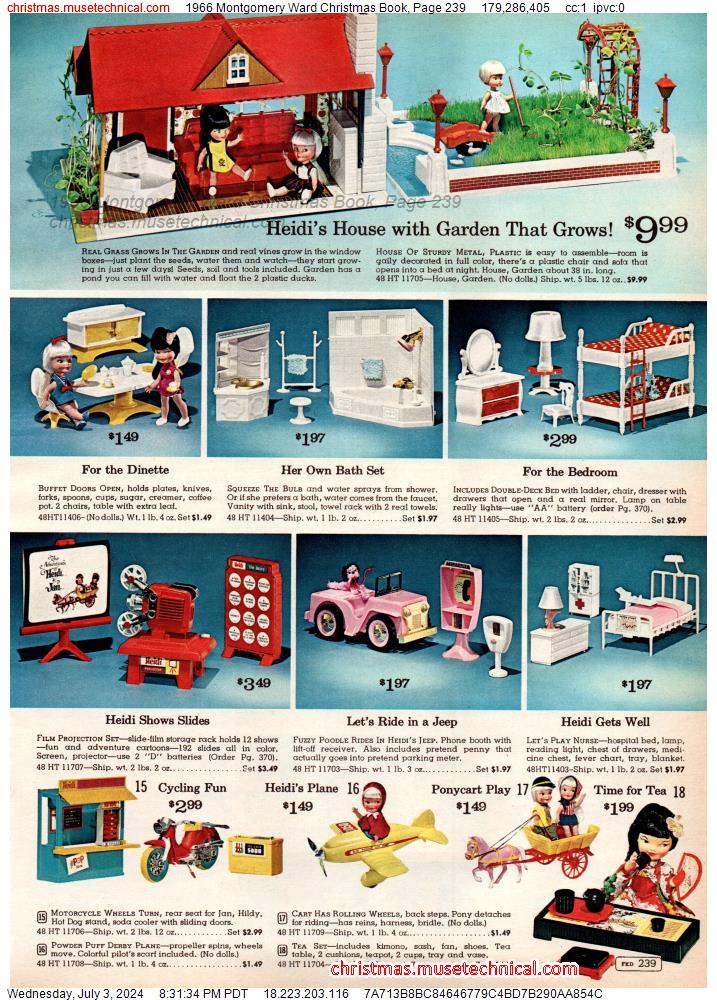 1966 Montgomery Ward Christmas Book, Page 239