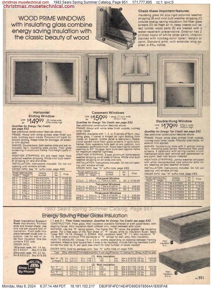 1983 Sears Spring Summer Catalog, Page 951