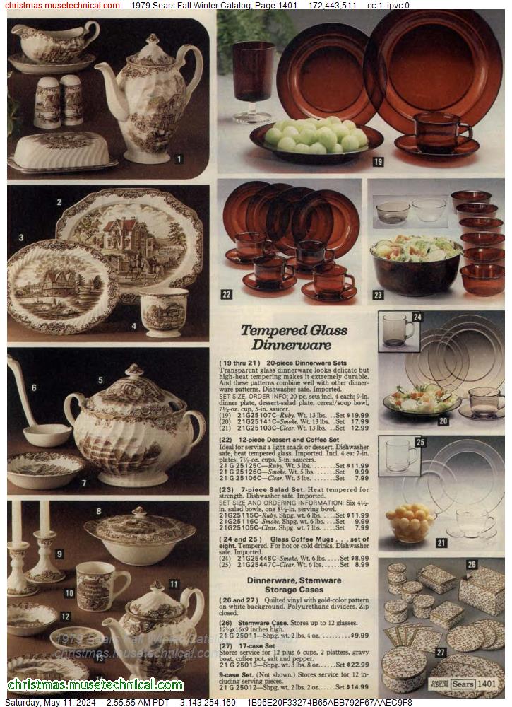 1979 Sears Fall Winter Catalog, Page 1401