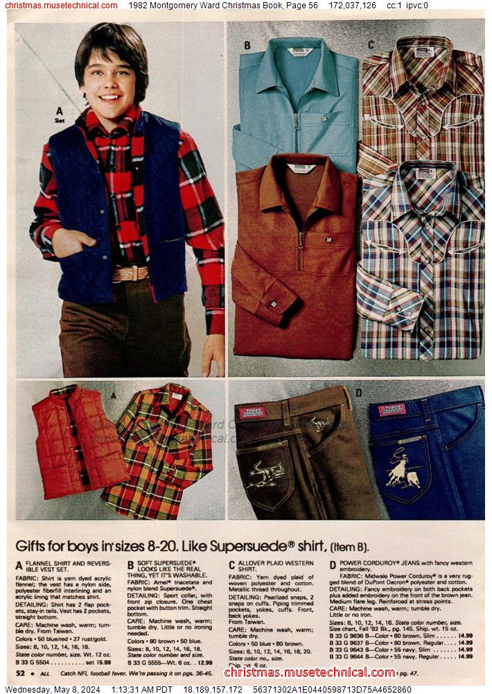 1982 Montgomery Ward Christmas Book, Page 56