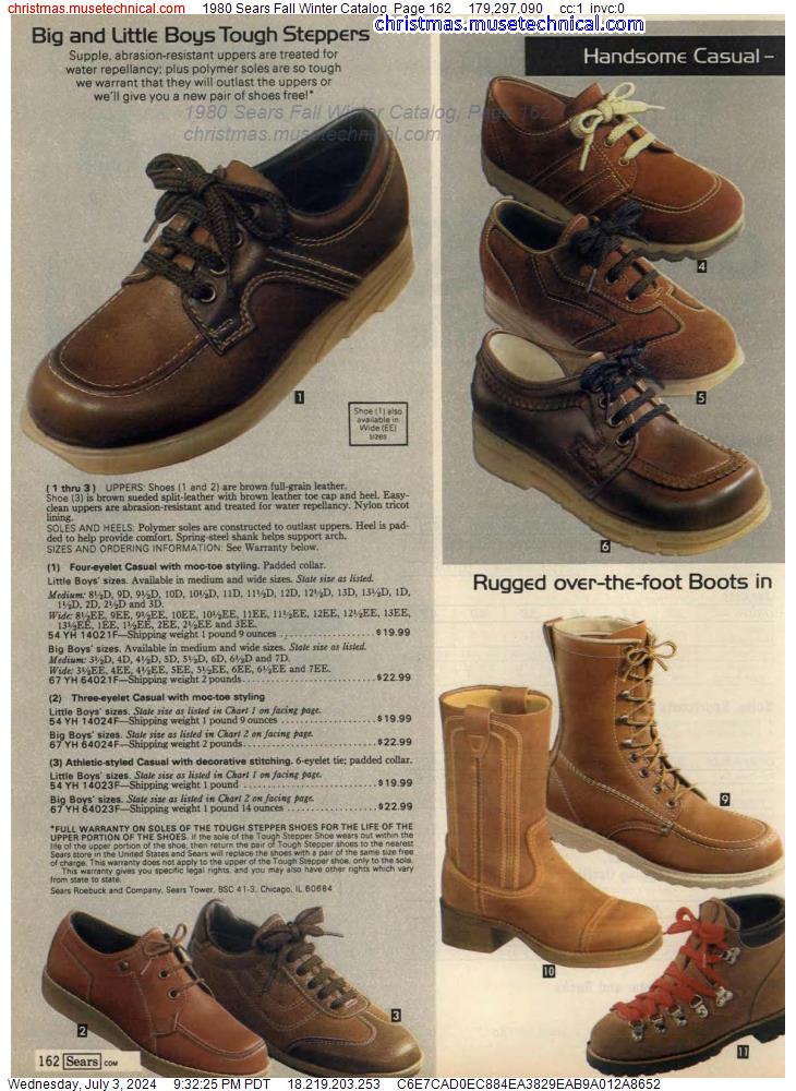 1980 Sears Fall Winter Catalog, Page 162