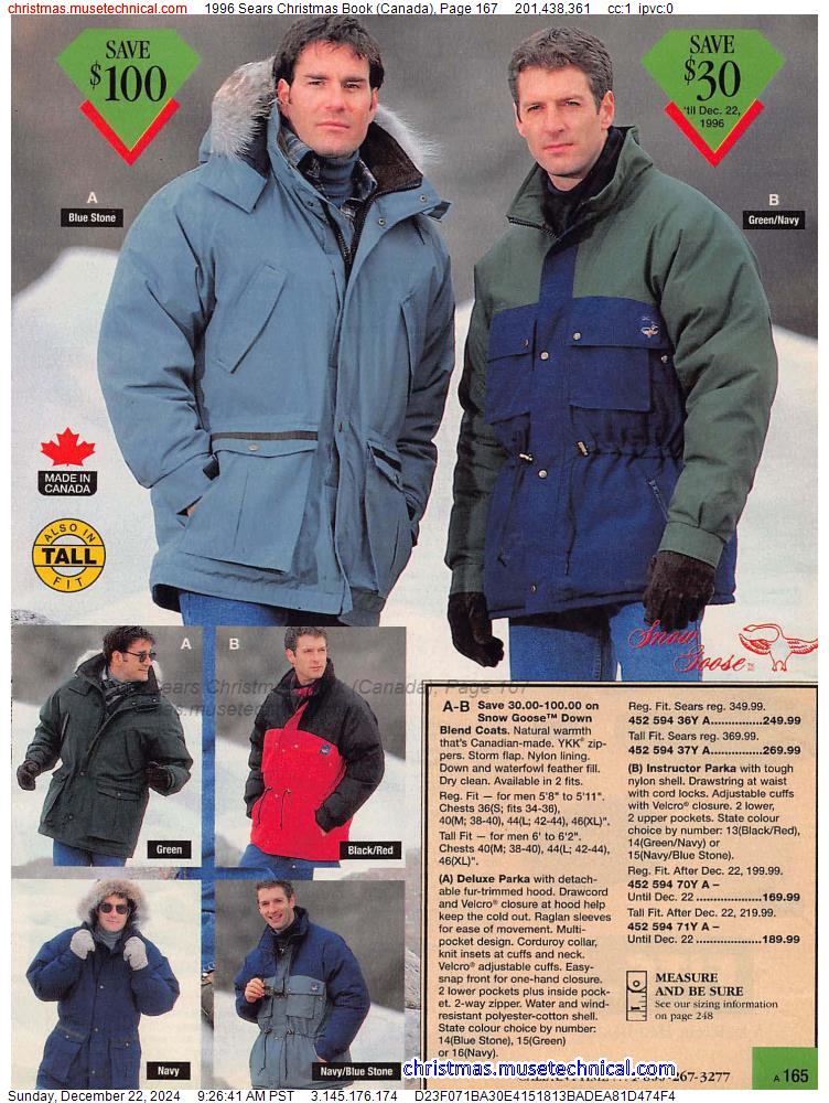 1996 Sears Christmas Book (Canada), Page 167