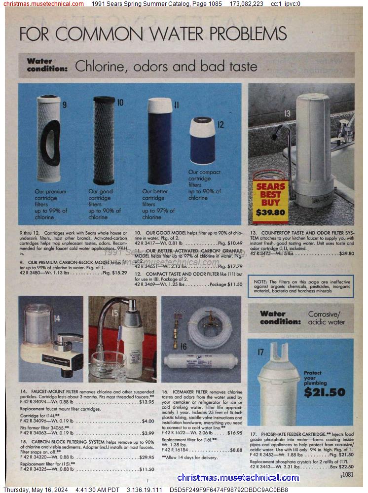 1991 Sears Spring Summer Catalog, Page 1085
