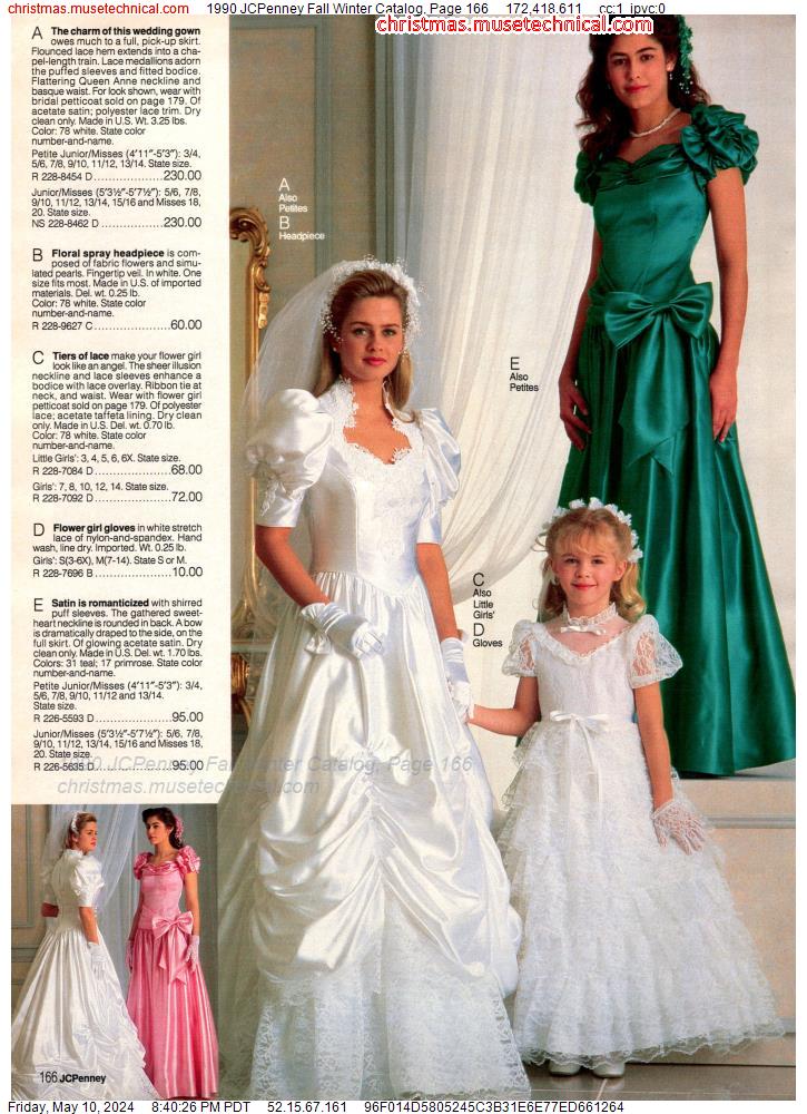 1990 JCPenney Fall Winter Catalog, Page 166