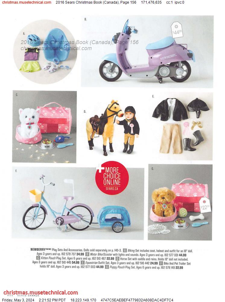 2016 Sears Christmas Book (Canada), Page 156