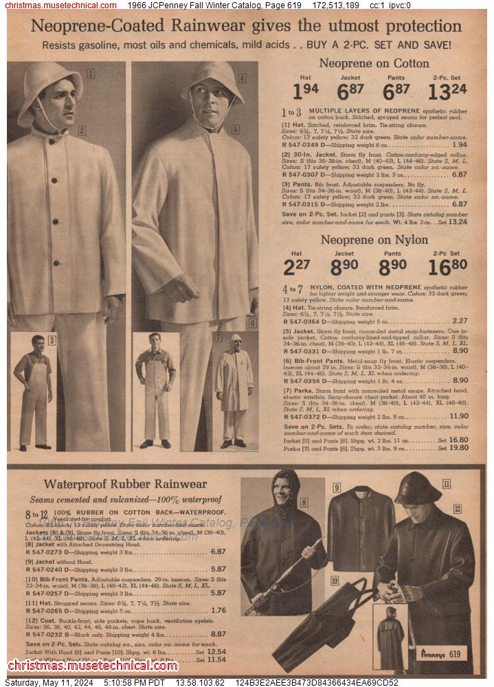 1966 JCPenney Fall Winter Catalog, Page 619