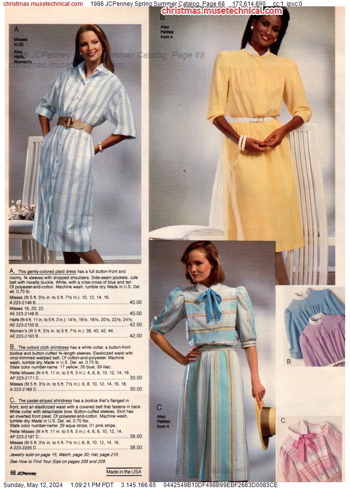 1986 JCPenney Spring Summer Catalog, Page 68