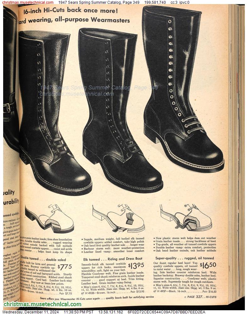 1947 Sears Spring Summer Catalog, Page 349