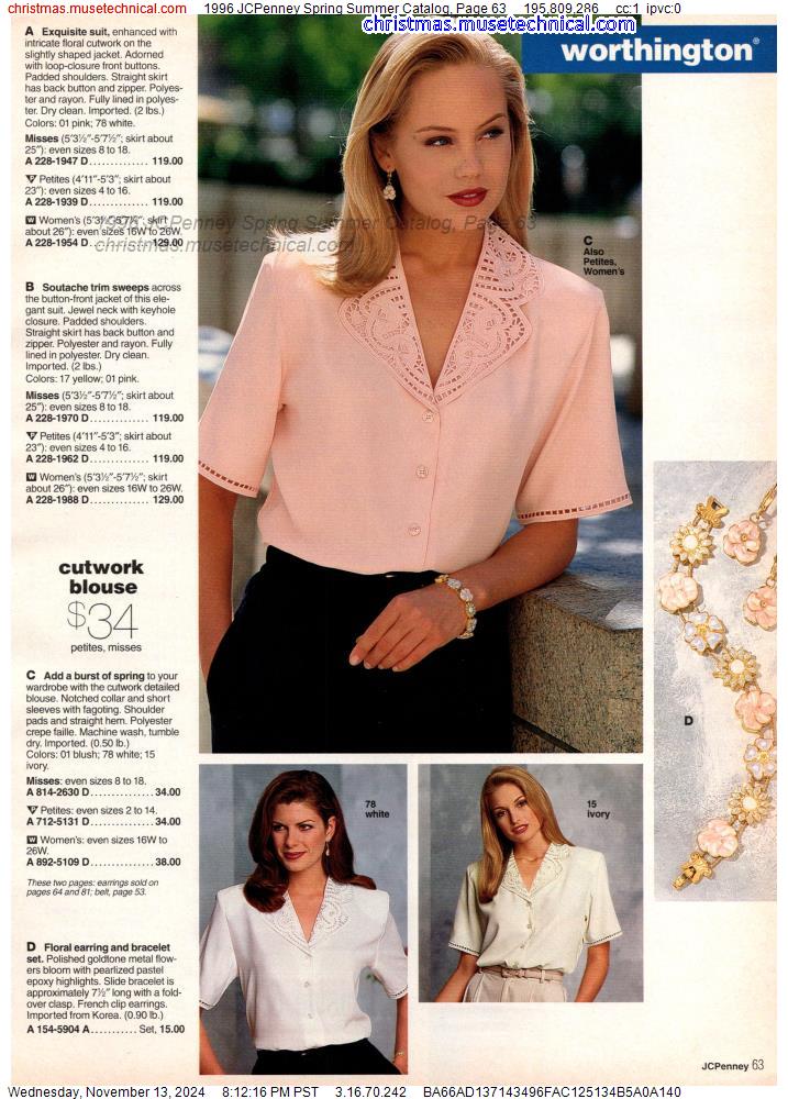 1996 JCPenney Spring Summer Catalog, Page 63