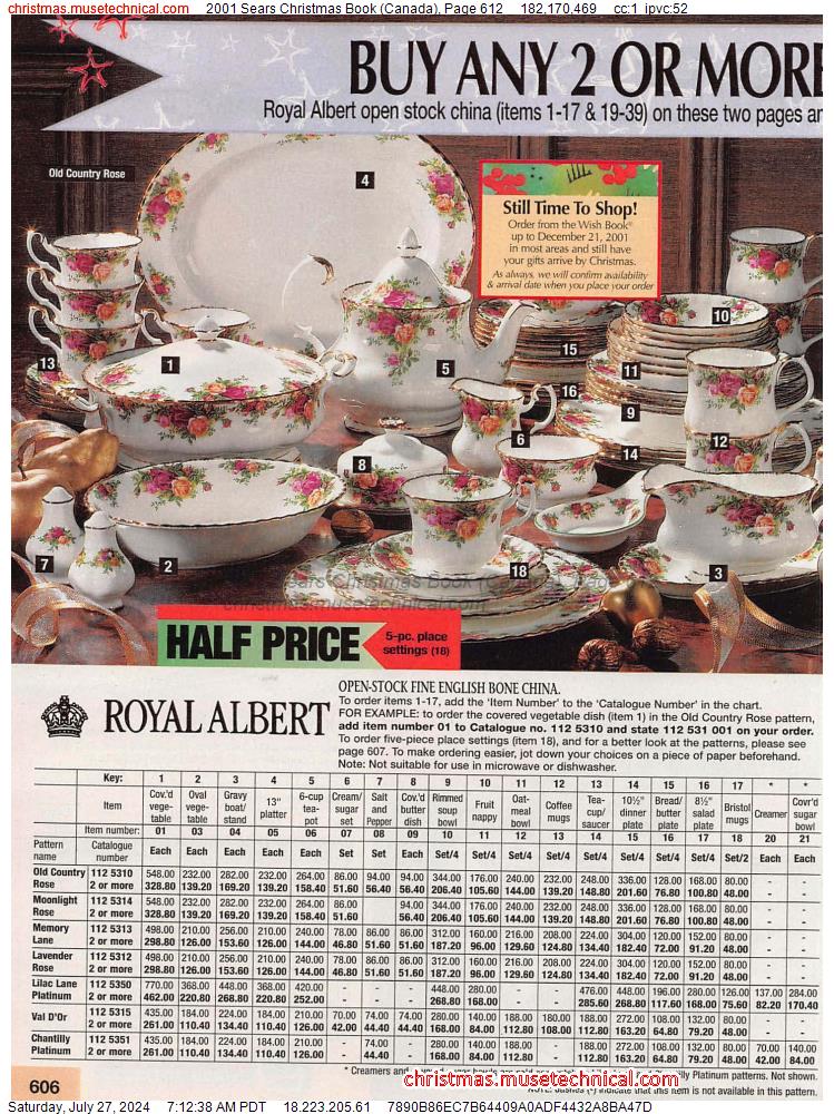 2001 Sears Christmas Book (Canada), Page 612