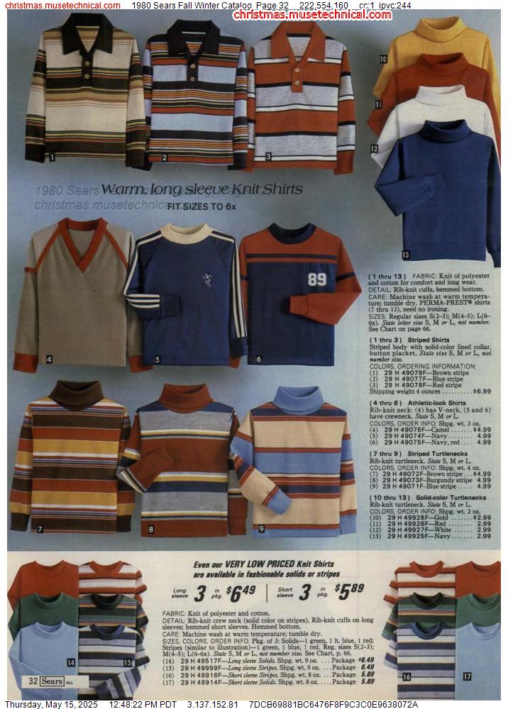 1980 Sears Fall Winter Catalog, Page 32