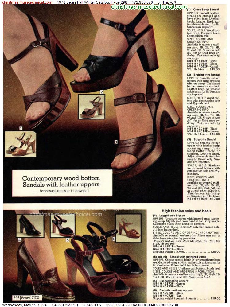 1978 Sears Fall Winter Catalog, Page 298