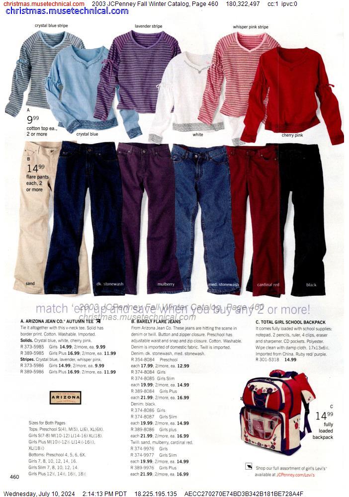 2003 JCPenney Fall Winter Catalog, Page 460