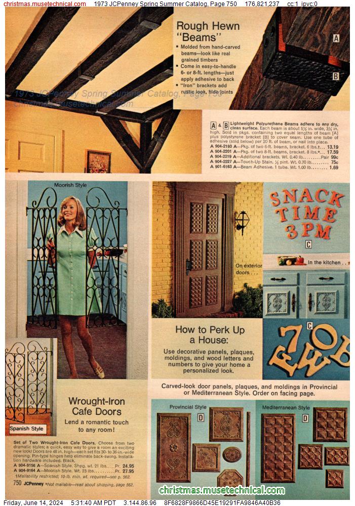 1973 JCPenney Spring Summer Catalog, Page 750