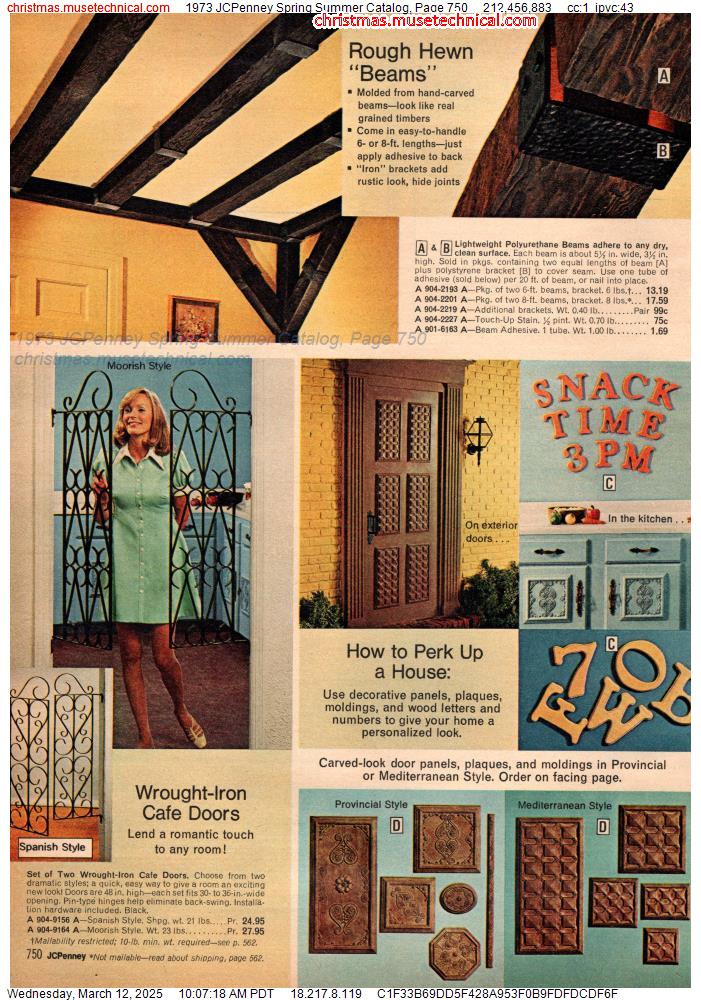 1973 JCPenney Spring Summer Catalog, Page 750